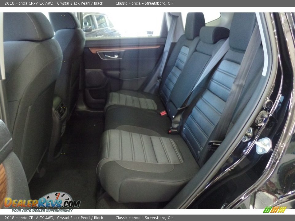 Rear Seat of 2018 Honda CR-V EX AWD Photo #9