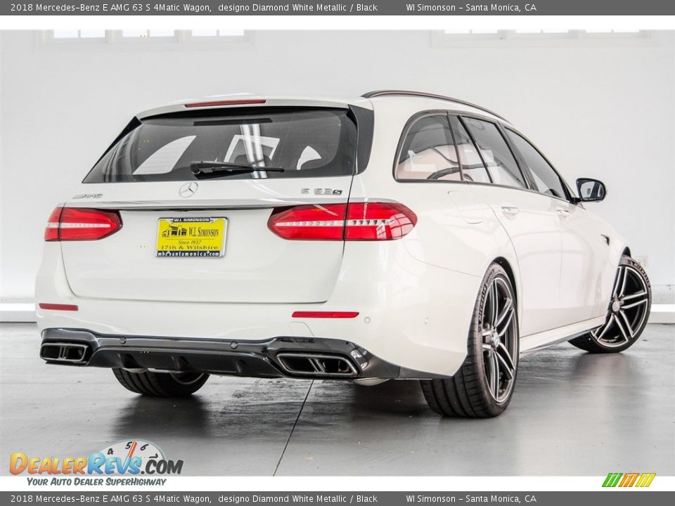 2018 Mercedes-Benz E AMG 63 S 4Matic Wagon designo Diamond White Metallic / Black Photo #17