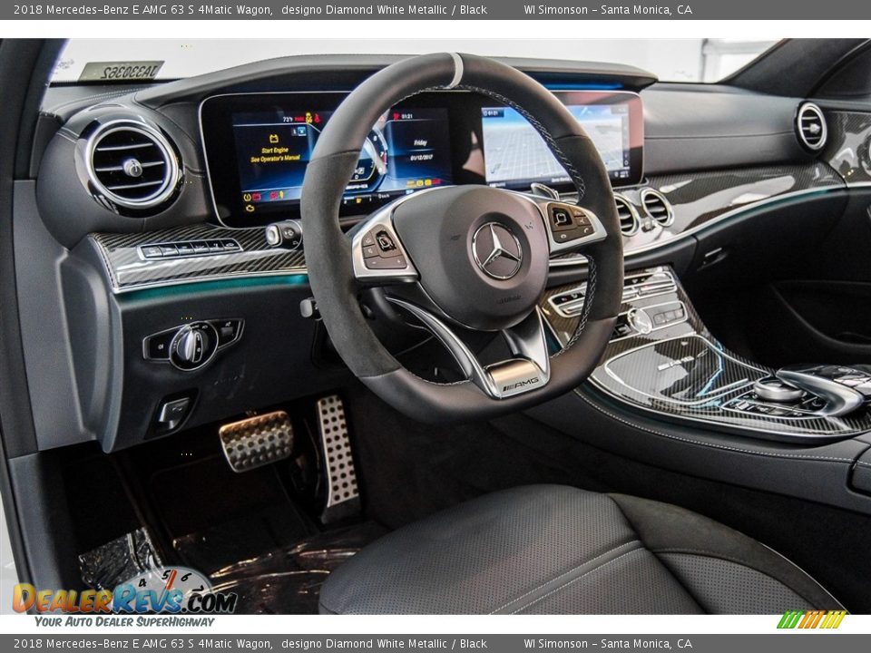Dashboard of 2018 Mercedes-Benz E AMG 63 S 4Matic Wagon Photo #22