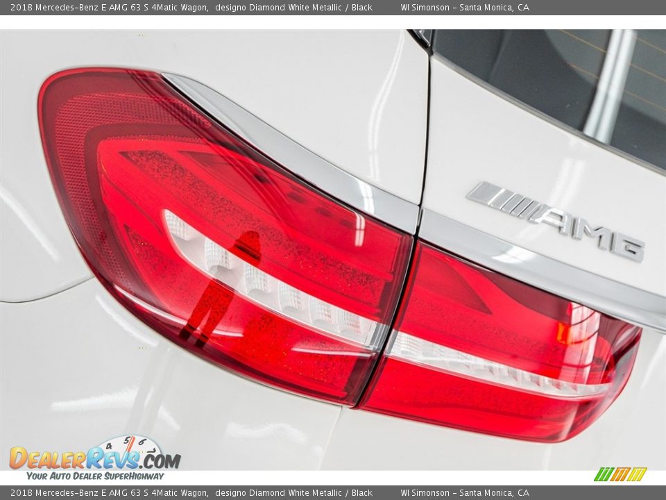 2018 Mercedes-Benz E AMG 63 S 4Matic Wagon designo Diamond White Metallic / Black Photo #25
