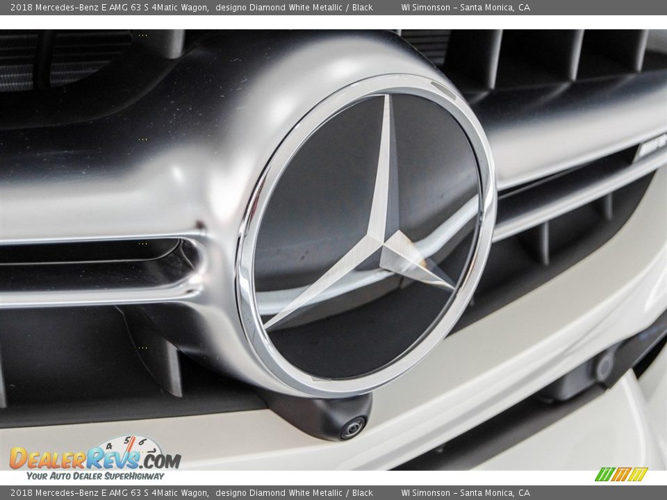 2018 Mercedes-Benz E AMG 63 S 4Matic Wagon designo Diamond White Metallic / Black Photo #32
