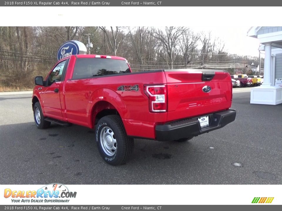 2018 Ford F150 XL Regular Cab 4x4 Race Red / Earth Gray Photo #5