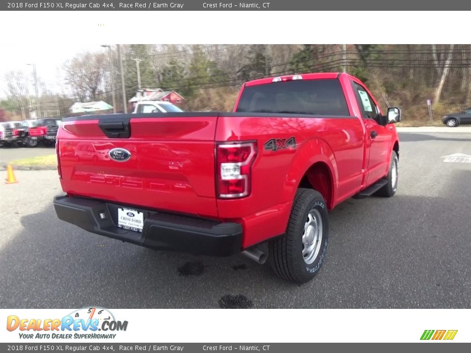 2018 Ford F150 XL Regular Cab 4x4 Race Red / Earth Gray Photo #7
