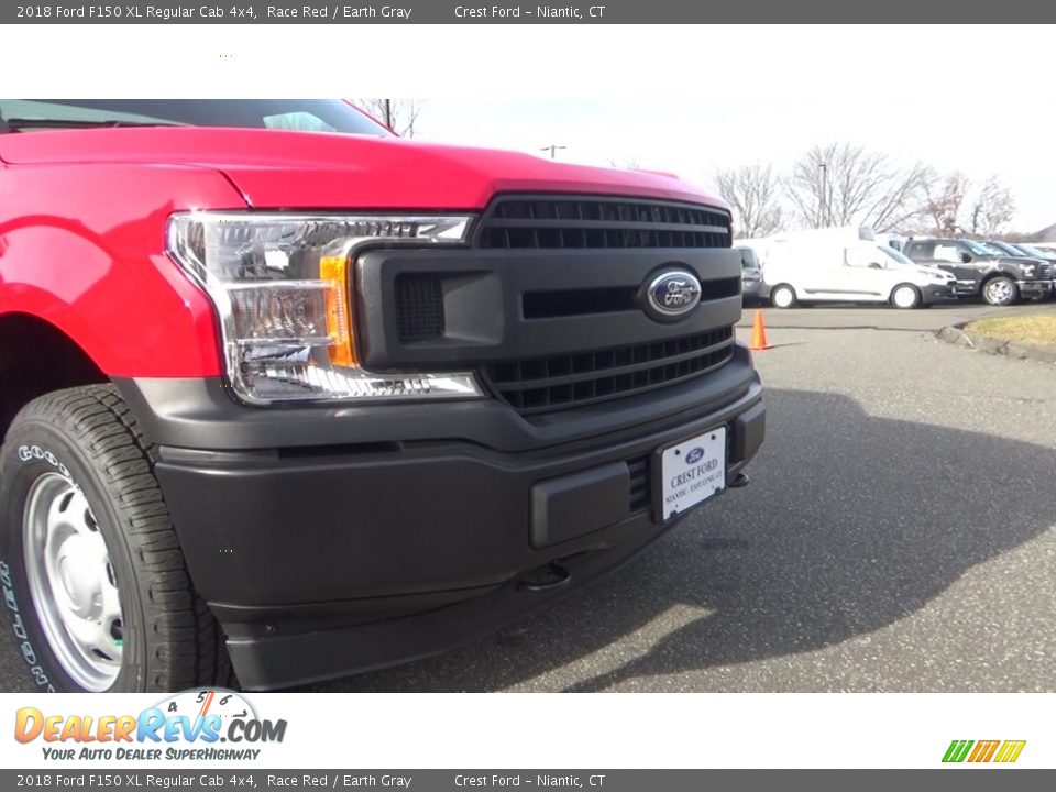 2018 Ford F150 XL Regular Cab 4x4 Race Red / Earth Gray Photo #23