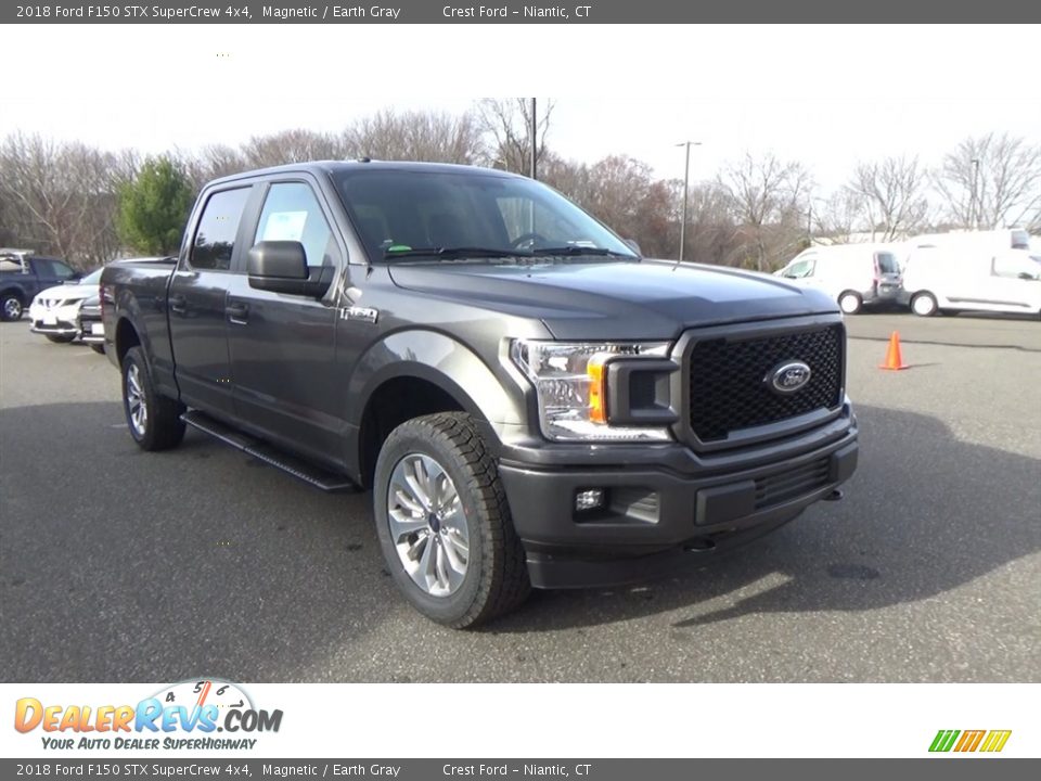 2018 Ford F150 STX SuperCrew 4x4 Magnetic / Earth Gray Photo #1