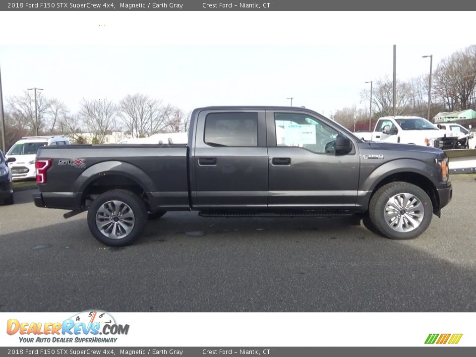2018 Ford F150 STX SuperCrew 4x4 Magnetic / Earth Gray Photo #8