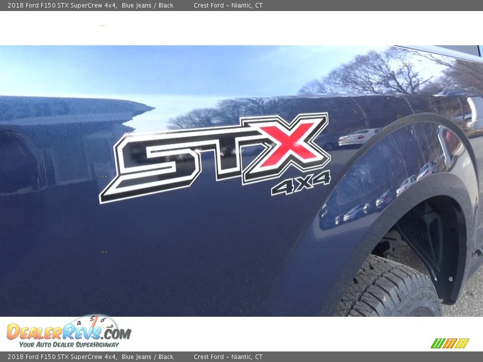 2018 Ford F150 STX SuperCrew 4x4 Blue Jeans / Black Photo #9