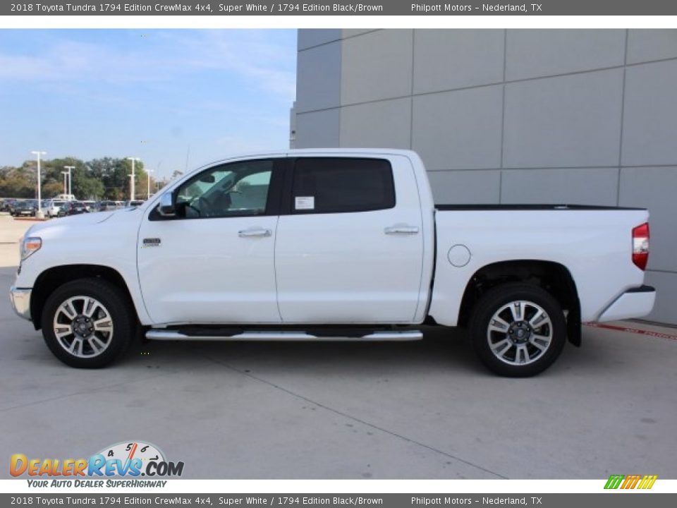 Super White 2018 Toyota Tundra 1794 Edition CrewMax 4x4 Photo #5