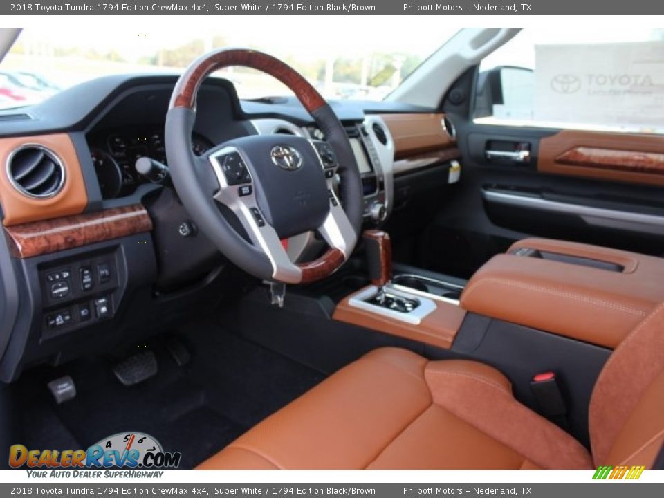 Dashboard of 2018 Toyota Tundra 1794 Edition CrewMax 4x4 Photo #13