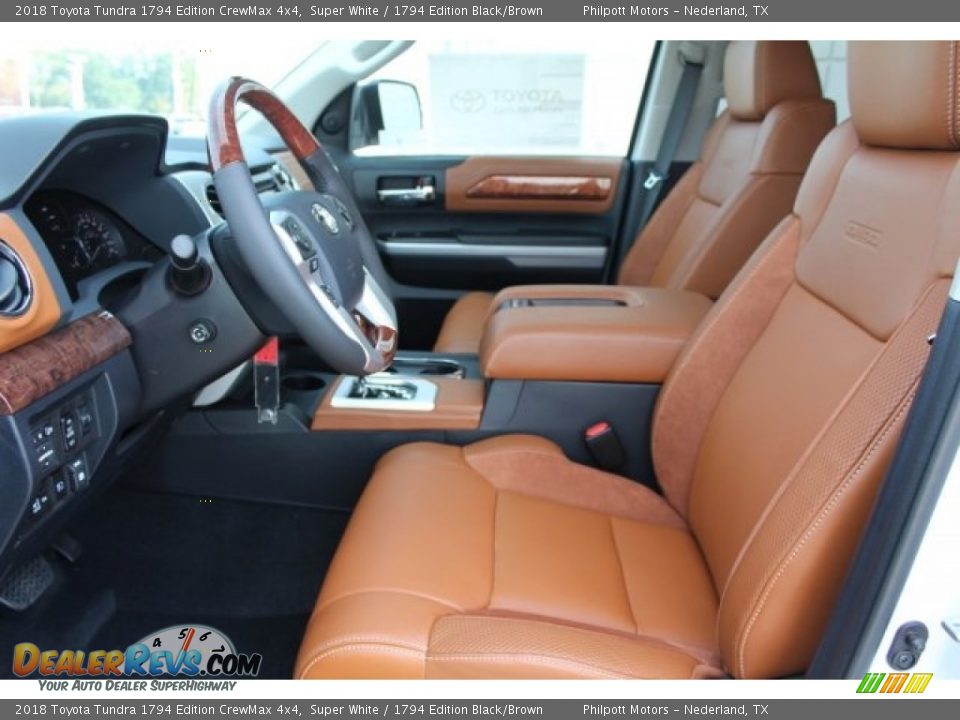 Front Seat of 2018 Toyota Tundra 1794 Edition CrewMax 4x4 Photo #14
