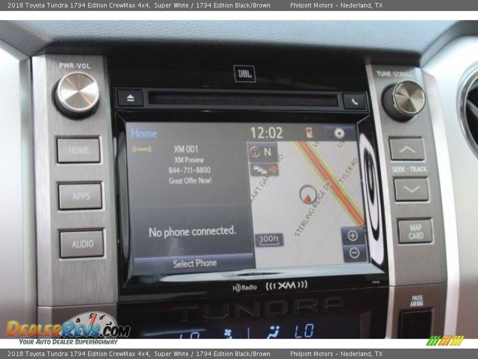 Navigation of 2018 Toyota Tundra 1794 Edition CrewMax 4x4 Photo #18