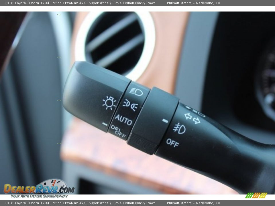 Controls of 2018 Toyota Tundra 1794 Edition CrewMax 4x4 Photo #26