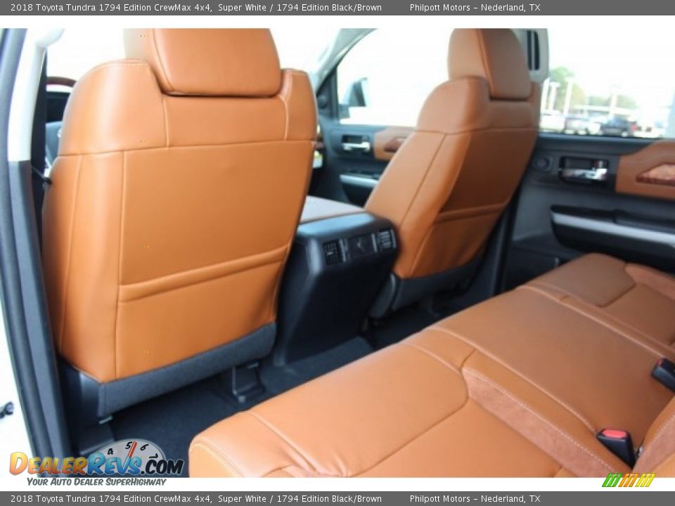 Rear Seat of 2018 Toyota Tundra 1794 Edition CrewMax 4x4 Photo #29