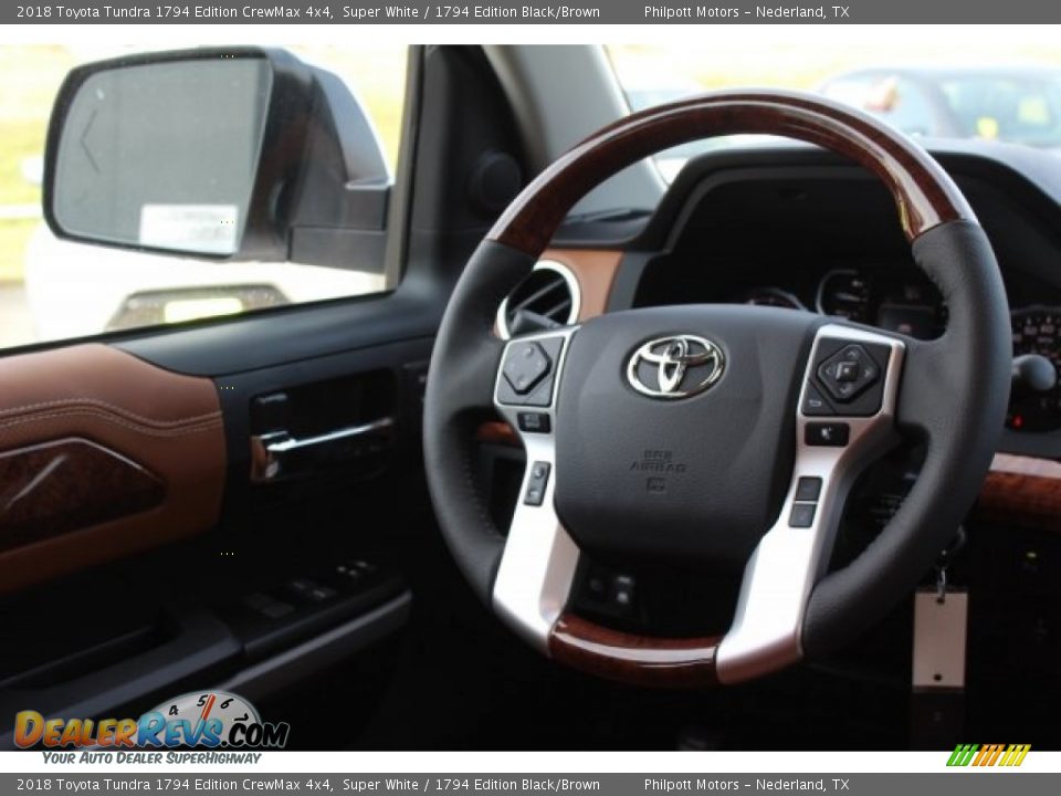 2018 Toyota Tundra 1794 Edition CrewMax 4x4 Steering Wheel Photo #32
