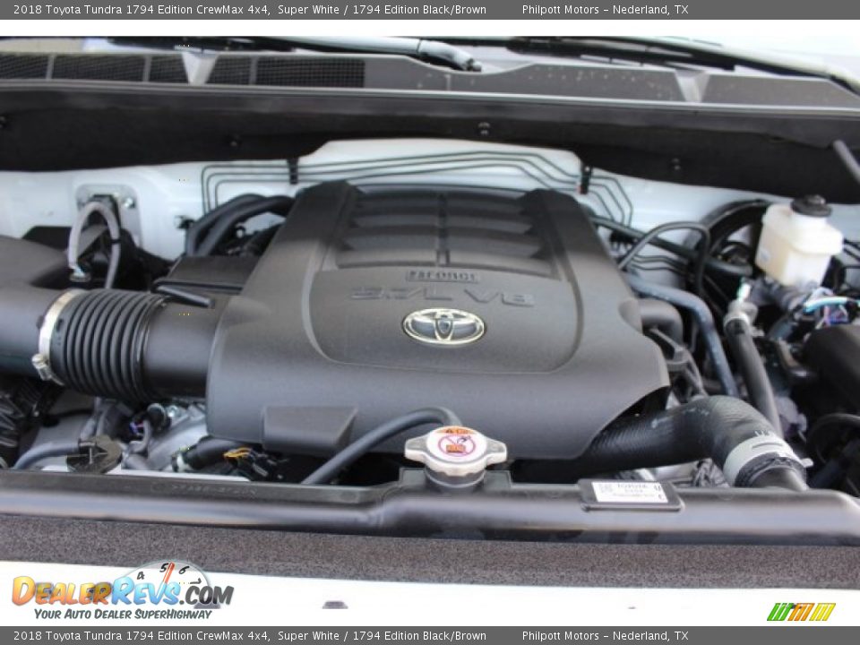2018 Toyota Tundra 1794 Edition CrewMax 4x4 5.7 Liter i-Force DOHC 32-Valve VVT-i V8 Engine Photo #34