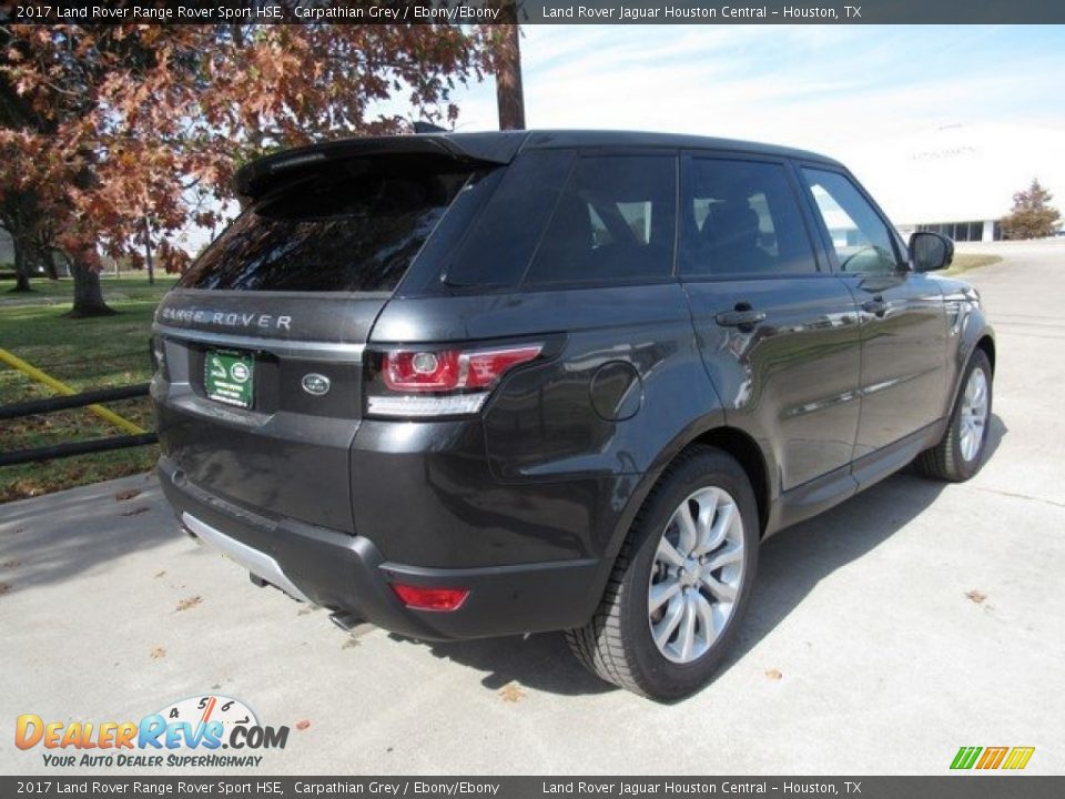 2017 Land Rover Range Rover Sport HSE Carpathian Grey / Ebony/Ebony Photo #7