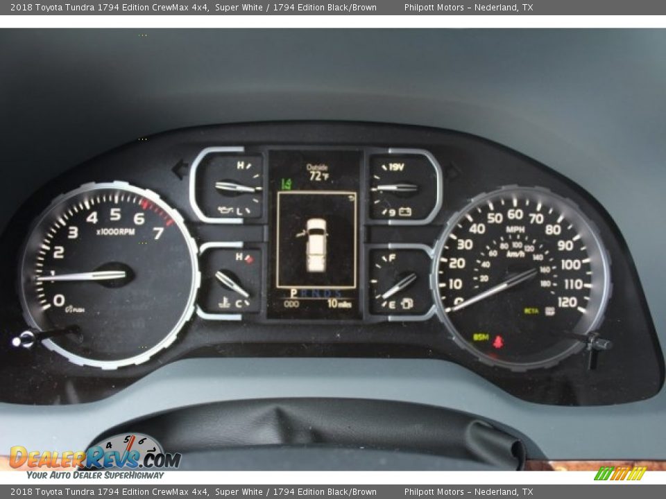 2018 Toyota Tundra 1794 Edition CrewMax 4x4 Gauges Photo #35