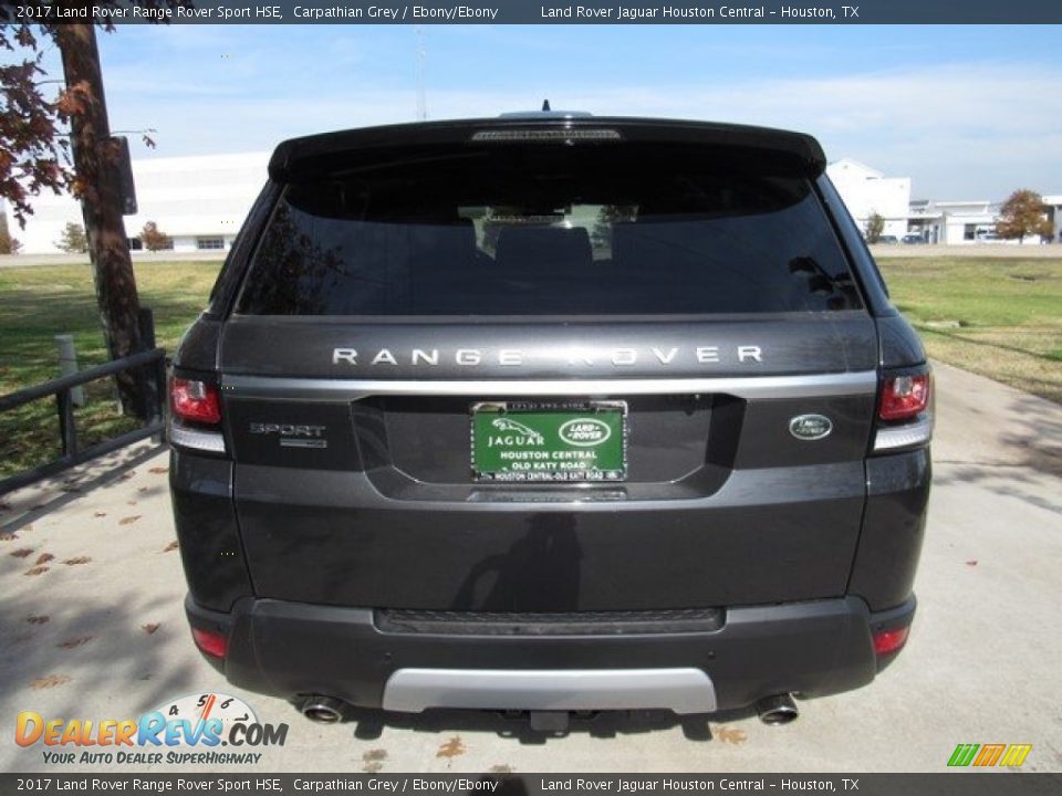 2017 Land Rover Range Rover Sport HSE Carpathian Grey / Ebony/Ebony Photo #8