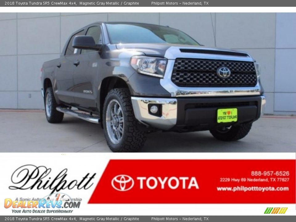 2018 Toyota Tundra SR5 CrewMax 4x4 Magnetic Gray Metallic / Graphite Photo #1