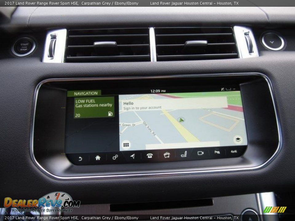 2017 Land Rover Range Rover Sport HSE Carpathian Grey / Ebony/Ebony Photo #19