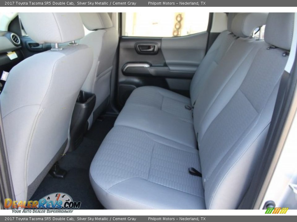 2017 Toyota Tacoma SR5 Double Cab Silver Sky Metallic / Cement Gray Photo #22
