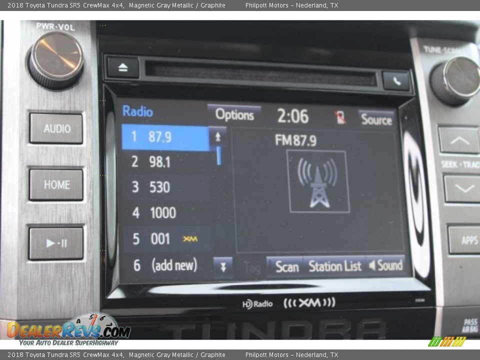 2018 Toyota Tundra SR5 CrewMax 4x4 Magnetic Gray Metallic / Graphite Photo #17