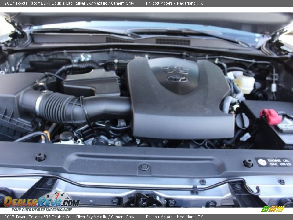 2017 Toyota Tacoma SR5 Double Cab Silver Sky Metallic / Cement Gray Photo #26