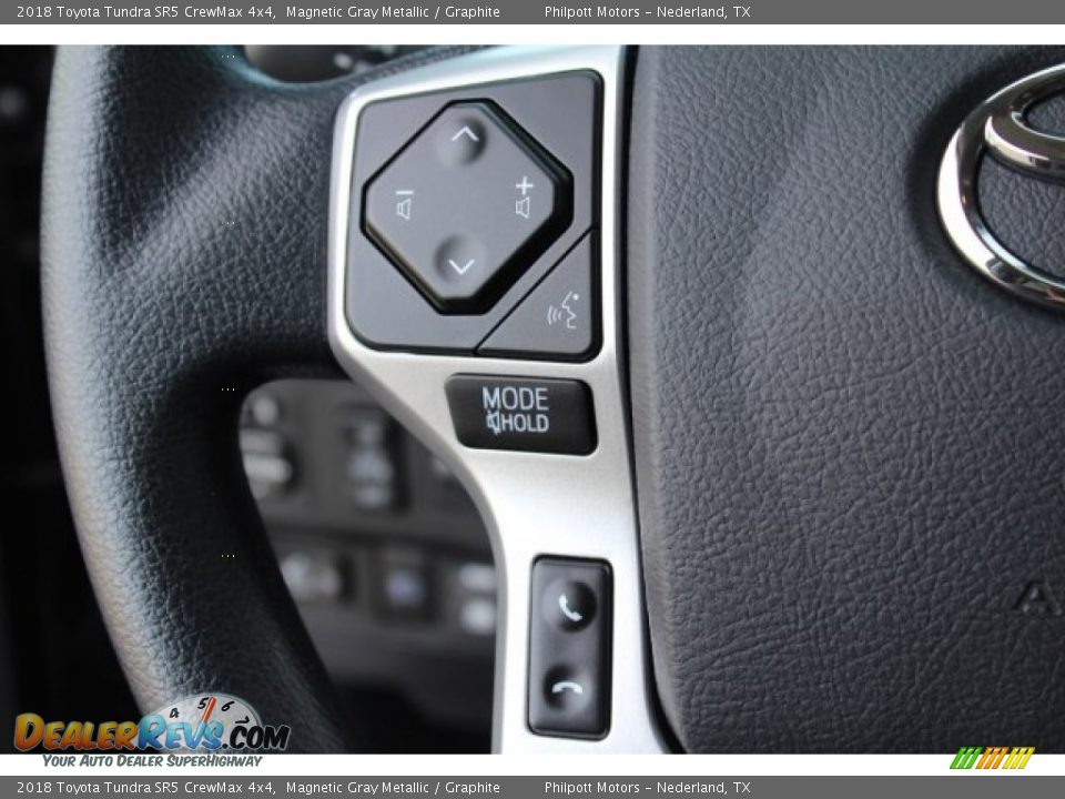 2018 Toyota Tundra SR5 CrewMax 4x4 Magnetic Gray Metallic / Graphite Photo #21