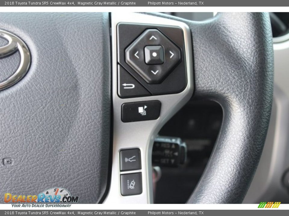2018 Toyota Tundra SR5 CrewMax 4x4 Magnetic Gray Metallic / Graphite Photo #22