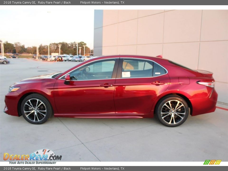 2018 Toyota Camry SE Ruby Flare Pearl / Black Photo #5