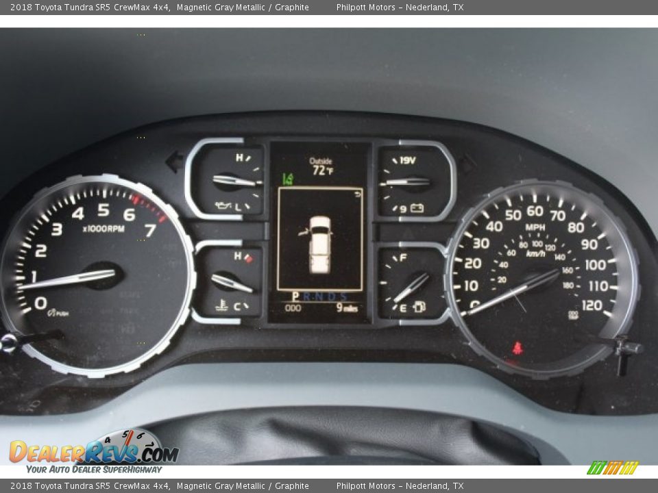 2018 Toyota Tundra SR5 CrewMax 4x4 Magnetic Gray Metallic / Graphite Photo #31