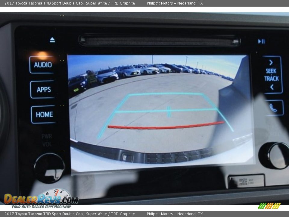 2017 Toyota Tacoma TRD Sport Double Cab Super White / TRD Graphite Photo #16