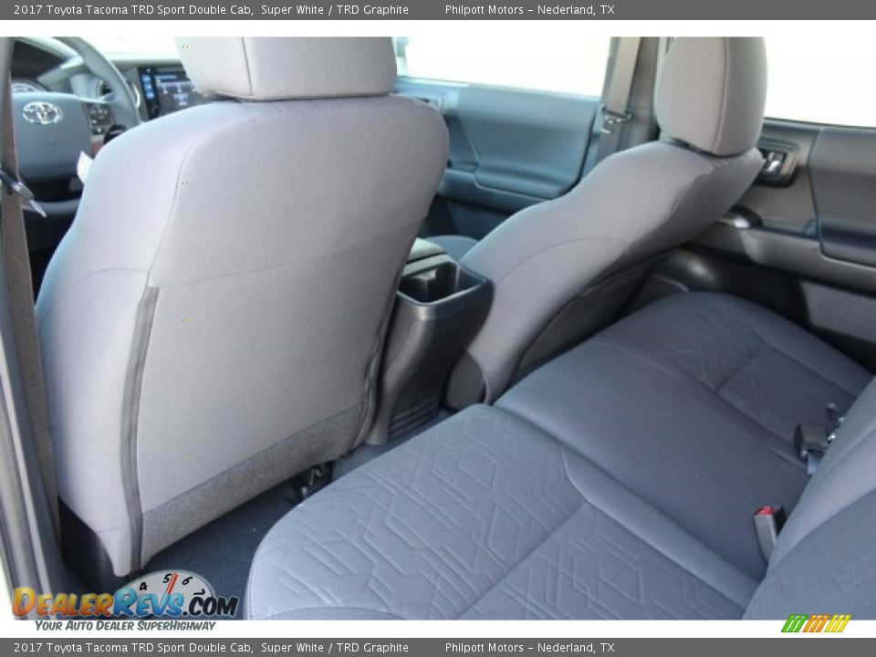 2017 Toyota Tacoma TRD Sport Double Cab Super White / TRD Graphite Photo #22