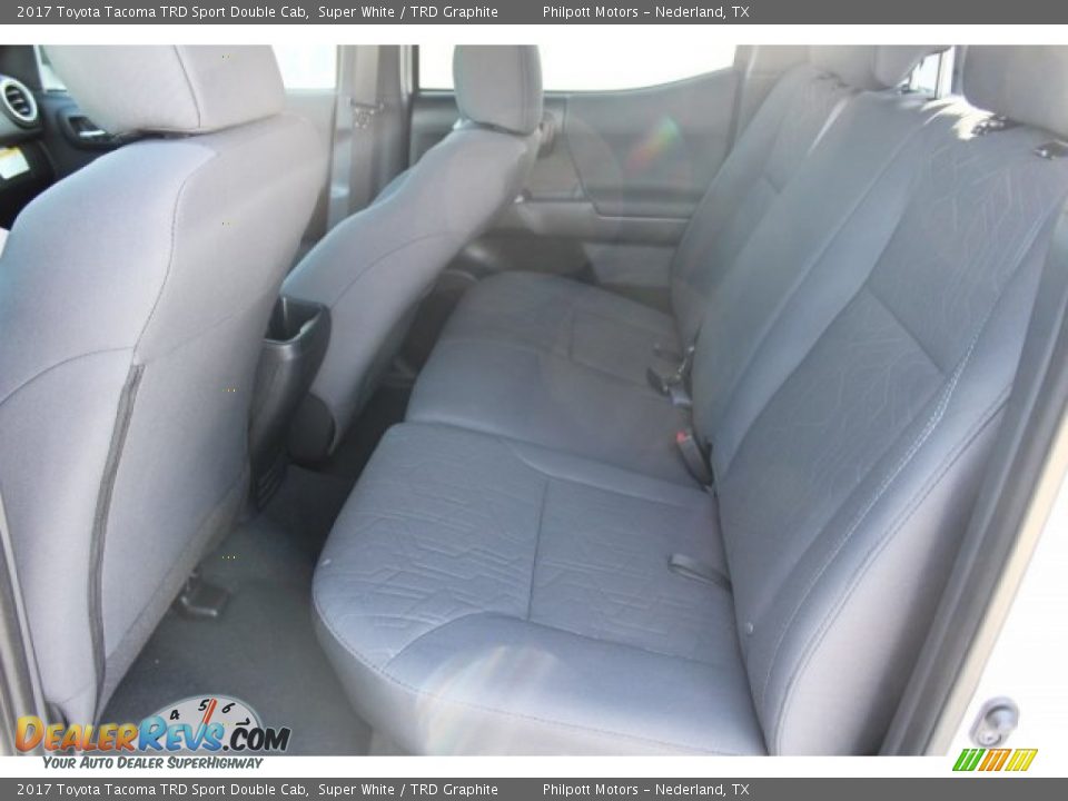 2017 Toyota Tacoma TRD Sport Double Cab Super White / TRD Graphite Photo #23