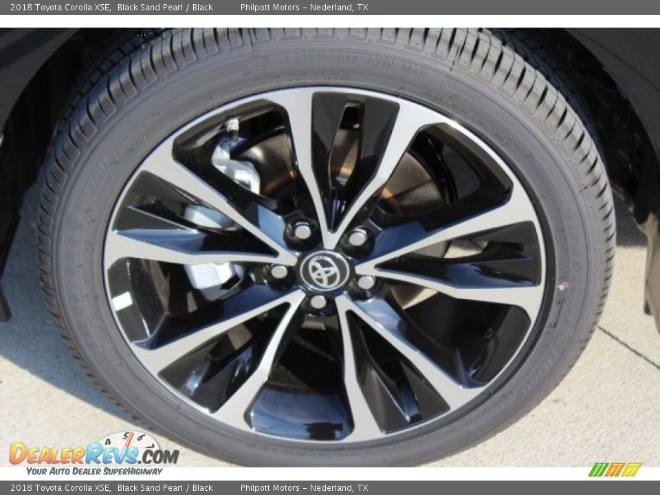 2018 Toyota Corolla XSE Black Sand Pearl / Black Photo #4