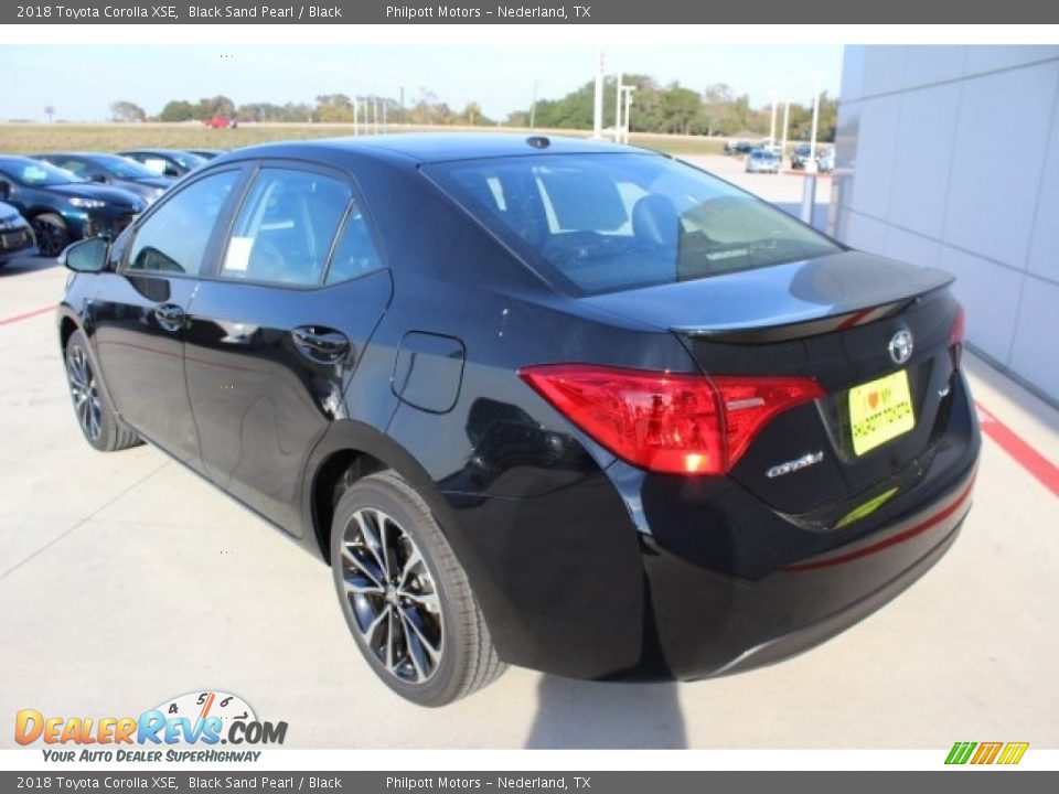 2018 Toyota Corolla XSE Black Sand Pearl / Black Photo #6