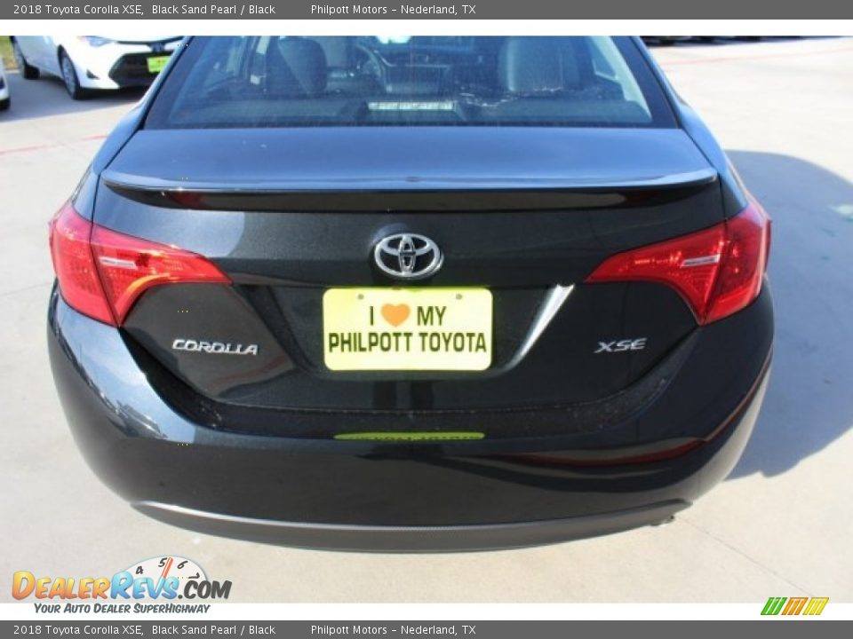 2018 Toyota Corolla XSE Black Sand Pearl / Black Photo #7