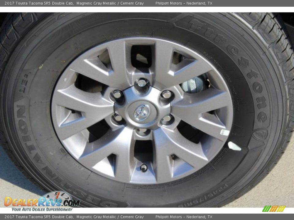 2017 Toyota Tacoma SR5 Double Cab Magnetic Gray Metallic / Cement Gray Photo #4