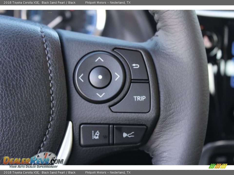 2018 Toyota Corolla XSE Black Sand Pearl / Black Photo #21