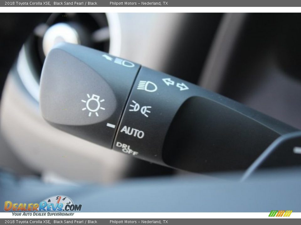 2018 Toyota Corolla XSE Black Sand Pearl / Black Photo #22