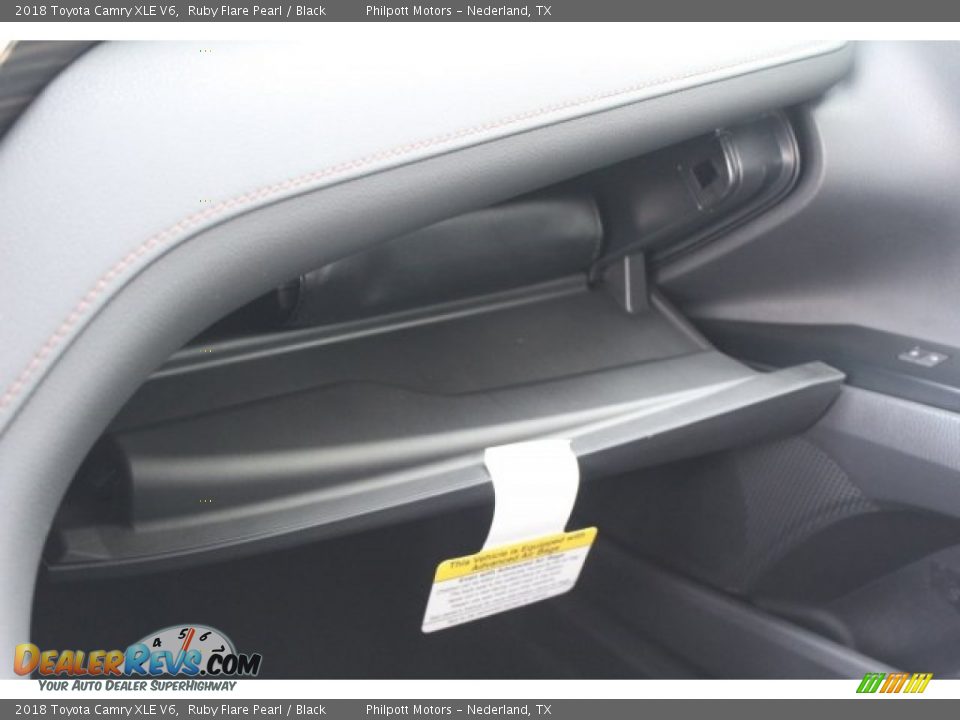 2018 Toyota Camry XLE V6 Ruby Flare Pearl / Black Photo #20