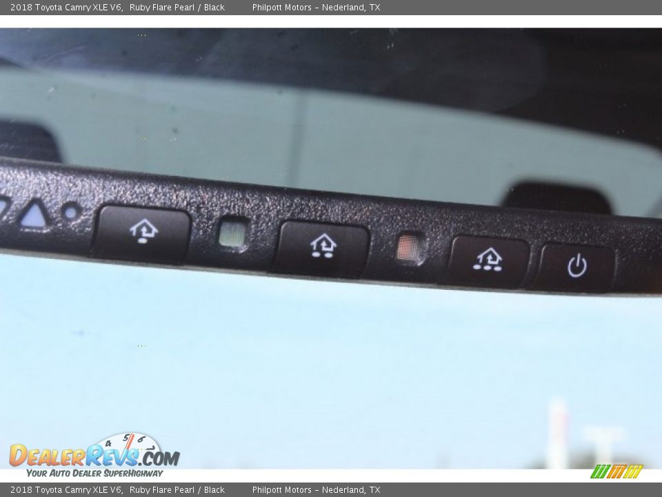 2018 Toyota Camry XLE V6 Ruby Flare Pearl / Black Photo #21