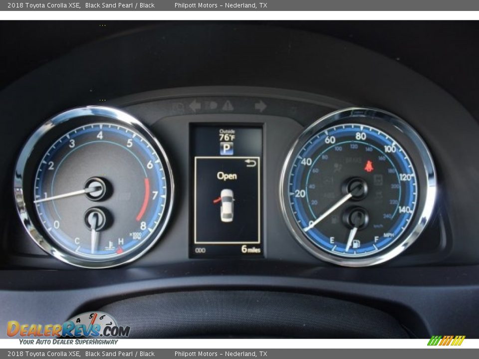 2018 Toyota Corolla XSE Black Sand Pearl / Black Photo #31