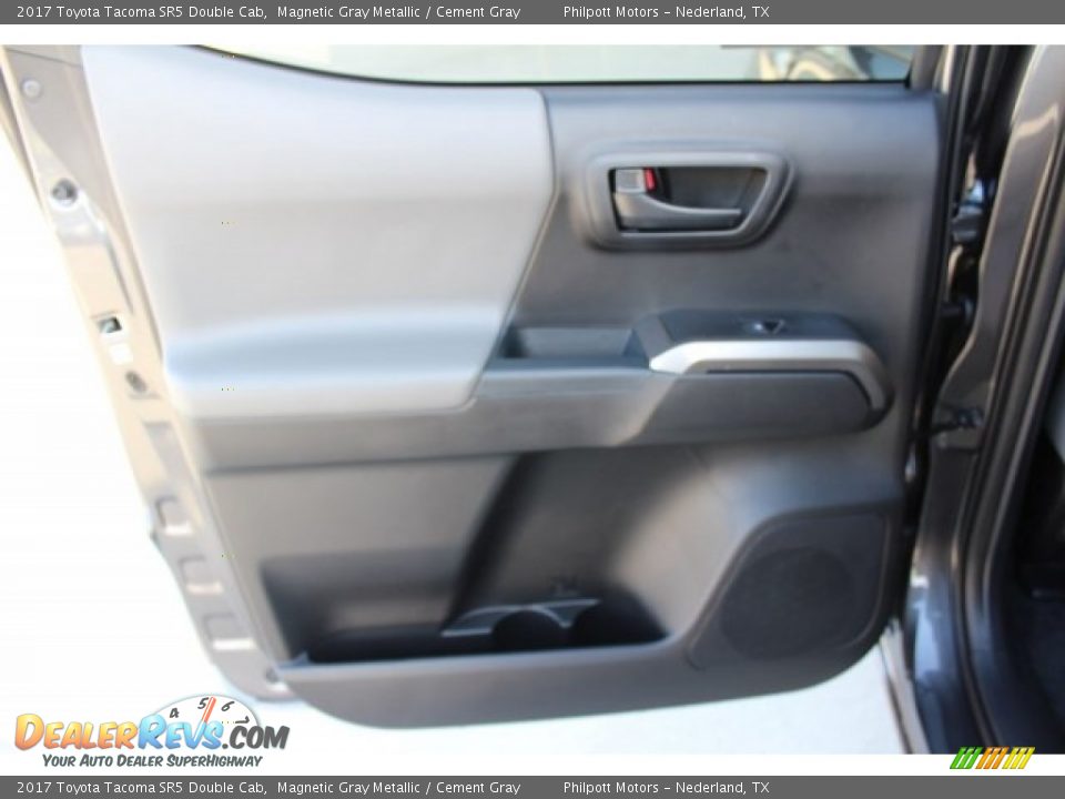 2017 Toyota Tacoma SR5 Double Cab Magnetic Gray Metallic / Cement Gray Photo #20