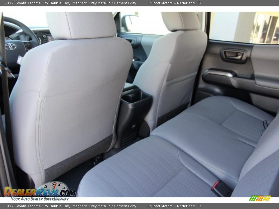 2017 Toyota Tacoma SR5 Double Cab Magnetic Gray Metallic / Cement Gray Photo #21
