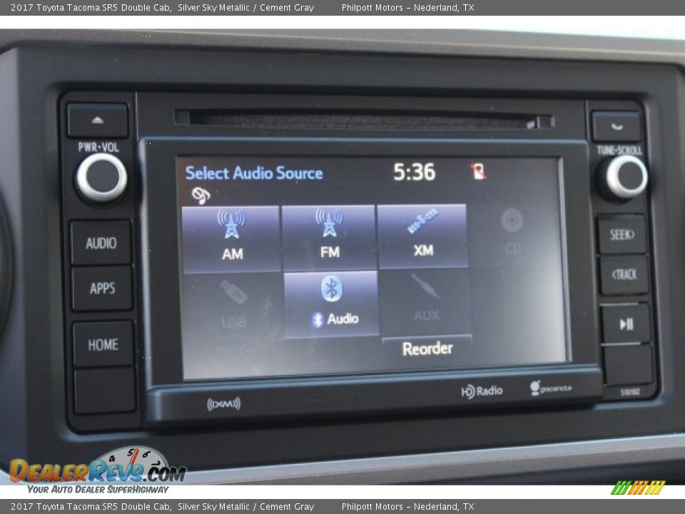 2017 Toyota Tacoma SR5 Double Cab Silver Sky Metallic / Cement Gray Photo #14