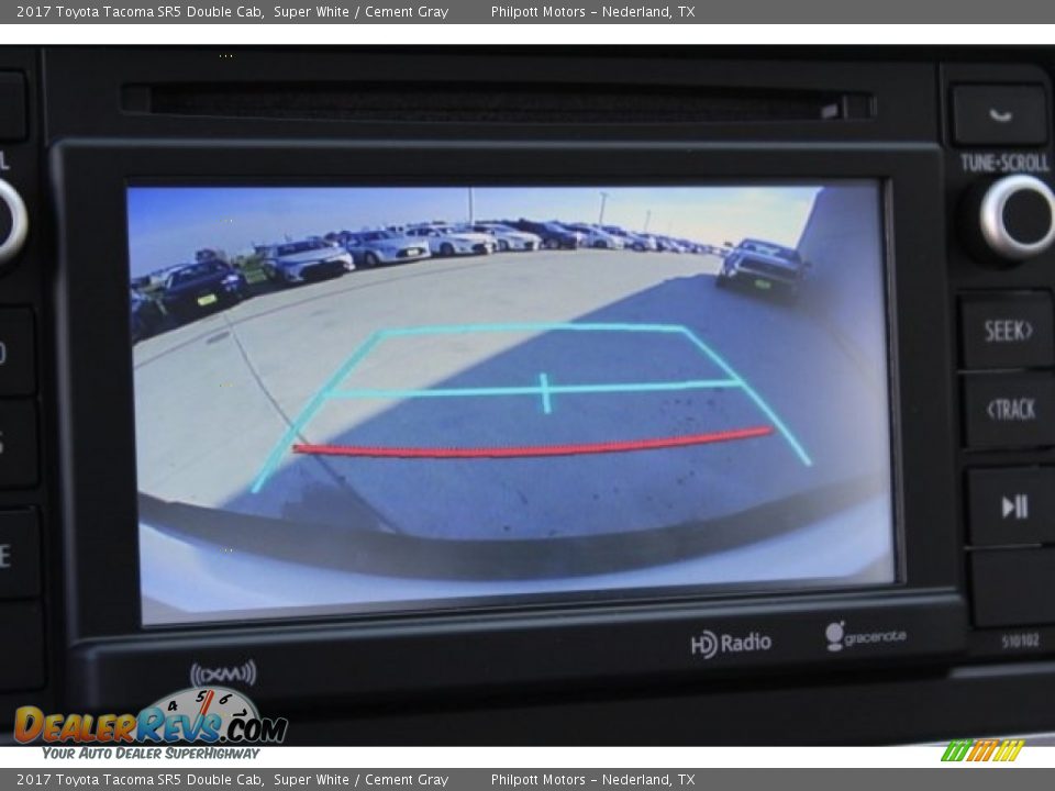 2017 Toyota Tacoma SR5 Double Cab Super White / Cement Gray Photo #15