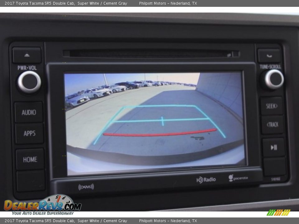 2017 Toyota Tacoma SR5 Double Cab Super White / Cement Gray Photo #15