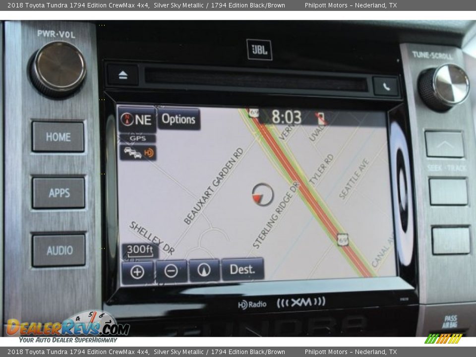Navigation of 2018 Toyota Tundra 1794 Edition CrewMax 4x4 Photo #18