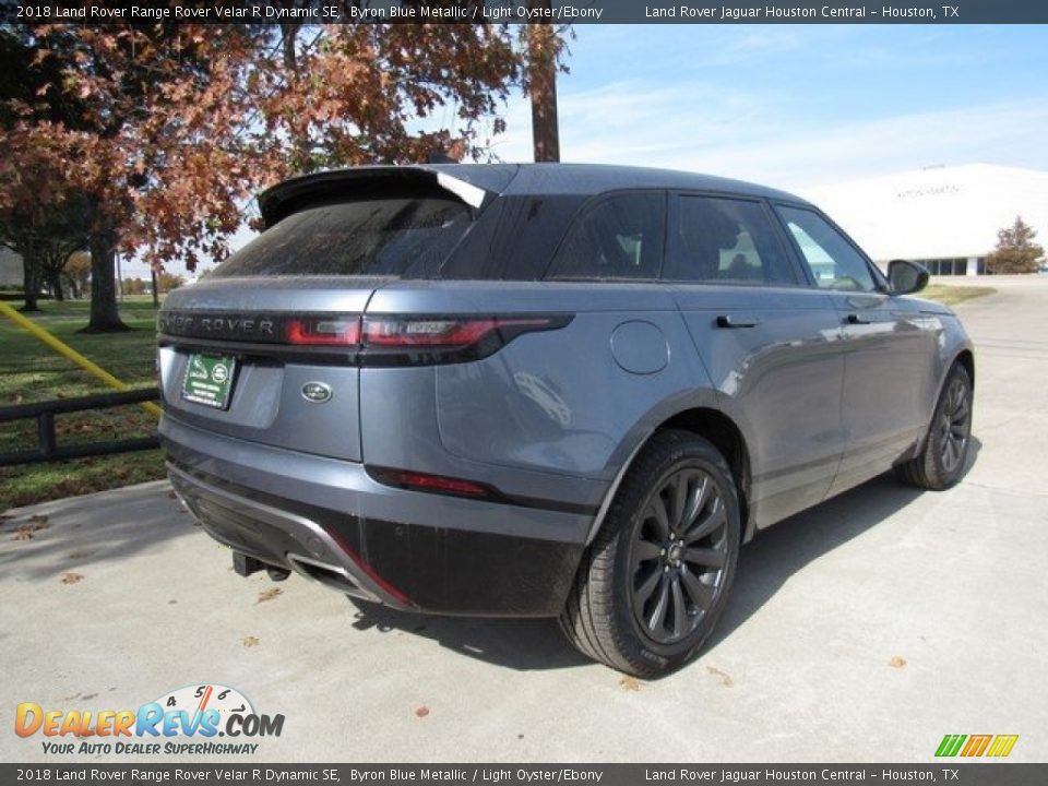 2018 Land Rover Range Rover Velar R Dynamic SE Byron Blue Metallic / Light Oyster/Ebony Photo #7